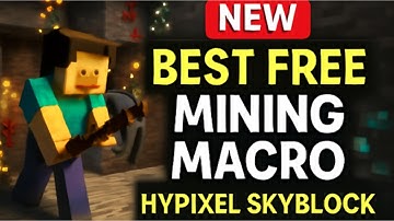 [NEW] Best FREE Mining MACRO - Hypixel Skyblock 2025