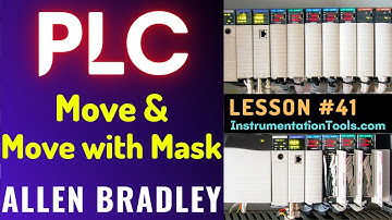 PLC Training 41 - Move and Move with Mask Instructions | Ladder Logics Tutorial