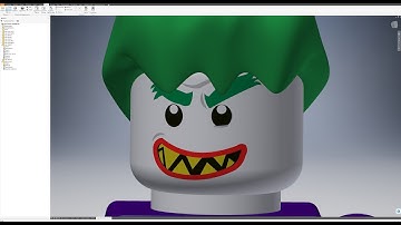 Designing a Lego Person - Part 9  (Autodesk Inventor 2017)