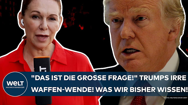 UKRAINE-KRIEG: "Das ist die große Frage!" Trumps irre Waffen-Wende! Was wir bisher darüber wissen!