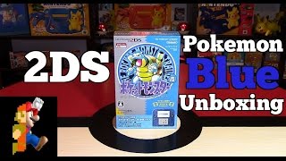 Pokémon Blue 2DS Unboxing | Nintendo Collecting - YouTube