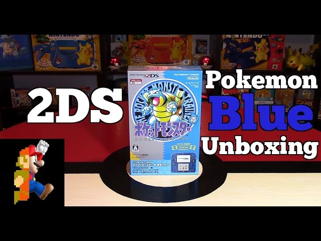 Pokémon Blue 2DS Unboxing | Nintendo Collecting - YouTube Pokémon Blue 2DS Unboxing | Nintendo Collecting - YouTube