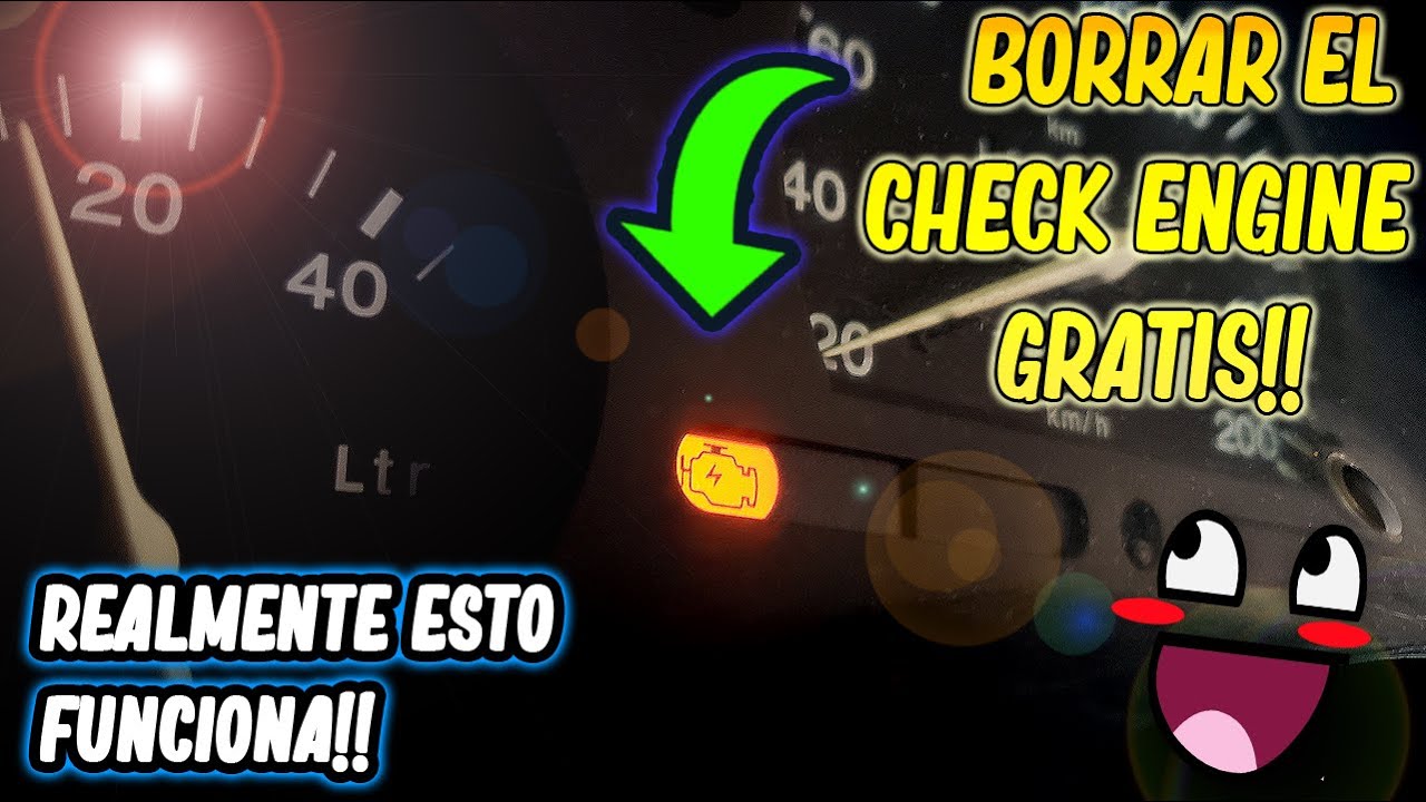 🟢TRUCO l COMO ELIMINAR, BORRAR O QUITAR👌 EL CHECK ENGINE DEL TABLERO