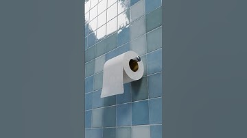 3D Graphic Arts - Toilet paper - Created by using Blender 4.1