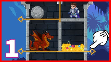 Rescue Hero Puzzle gameplay Part 1 | Rescue Hero game (Android, iOS)