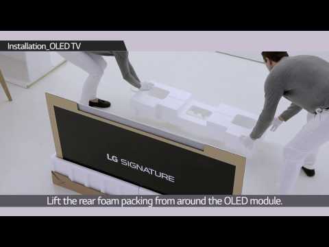 How to install LG SIGNATURE OLED TV W