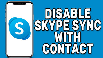 How to Disable Skype Sync with Contact