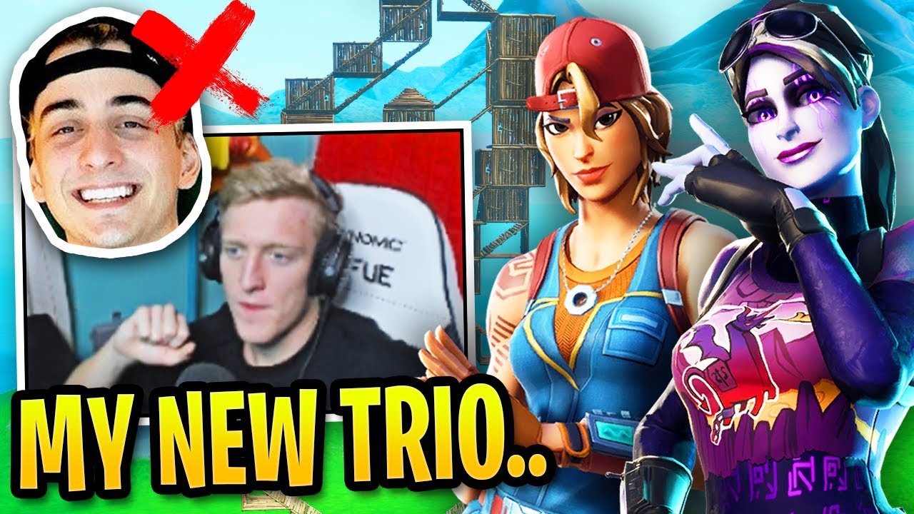 Tfue 1v1 His *NEW* Trios Team FaZe Sway & Clix! - YouTube