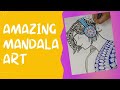 mandala art you must try 😲| learn mandala art #mandalaart #viralvideo