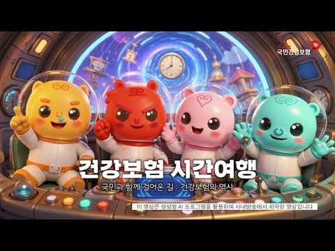 [공단 창립26주년] 건이강이와 떠나는 건강보험 시간여행