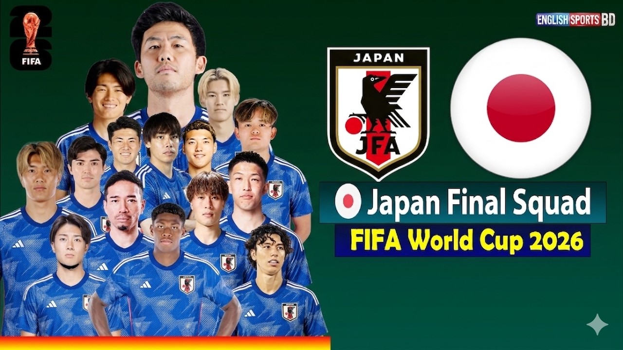Japan Official World Cup 2026 Squad Announced 🇯🇵 | FIFA World