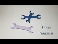 Comment faire une cl  molette en origami  cl  papier  cl origami
