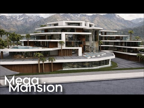 Bloxburg: Mega Mansion Modern House | House Build | Roblox | Part Three