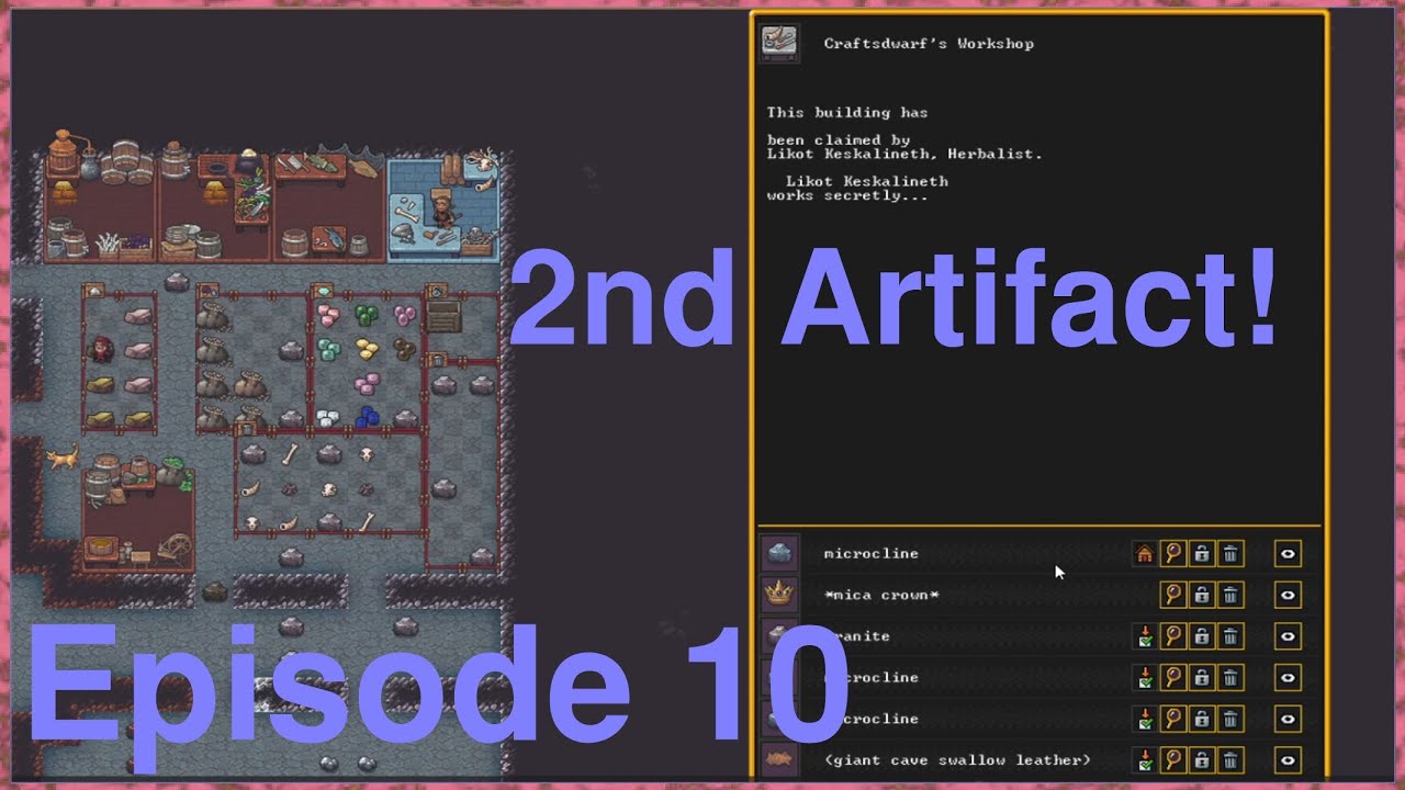 Dwarf Fortress Let's Play S1 Episode 10: 2nd Artifact!