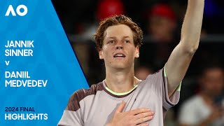 Jannik Sinner v Daniil Medvedev Highlights | Australian Open 2024 Final