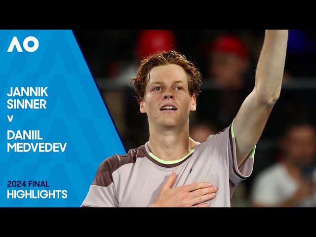 Jannik Sinner v Daniil Medvedev Highlights | Australian Open 2024 Final class=