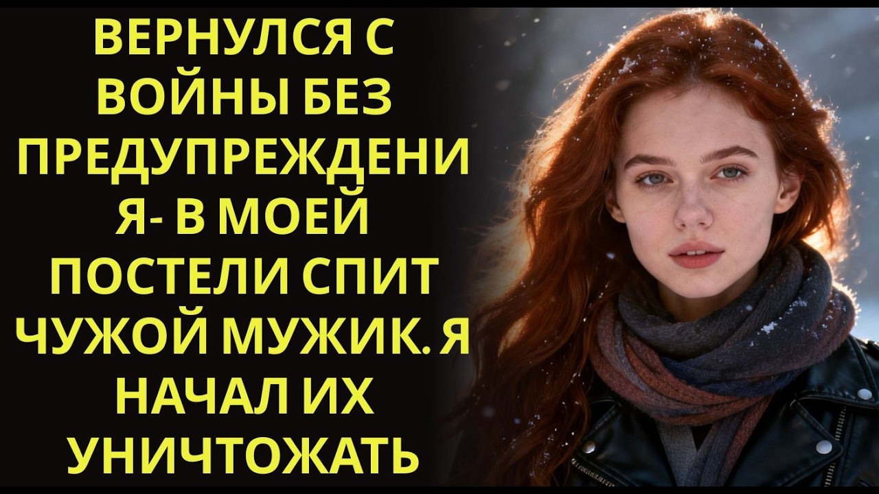 Вернулся с войны без предупреждения  в моей постели спит чужой мужик  Я начал их уничтожать
