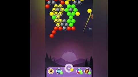 Bubble Shooter Shot & POP Puzzle । Bubble Shooter Rainbow Hard Level 129 । Bubble Shooter Gameplay