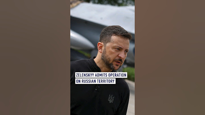 Zelenskyy admits operation on Russian territory