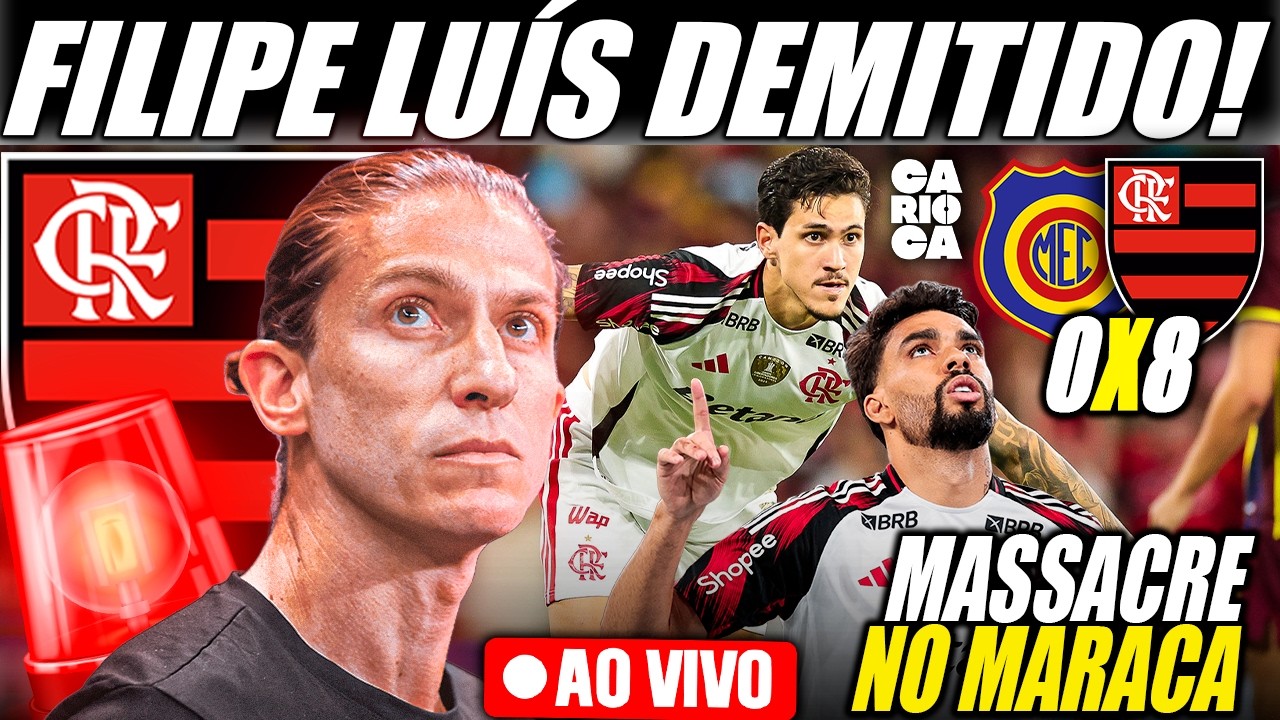 🔴AO VIVO | FILIPE LUIS DEMITIDO! FLAMENGO GOLEIA O MADUREIRA NO MARACANÃ E ESTÁ NA FINAL DO CARIOCA