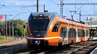 รถไฟเอสโตเนีย: รถไฟในทาลลินน์ 🇪🇪 | Elron | 2023