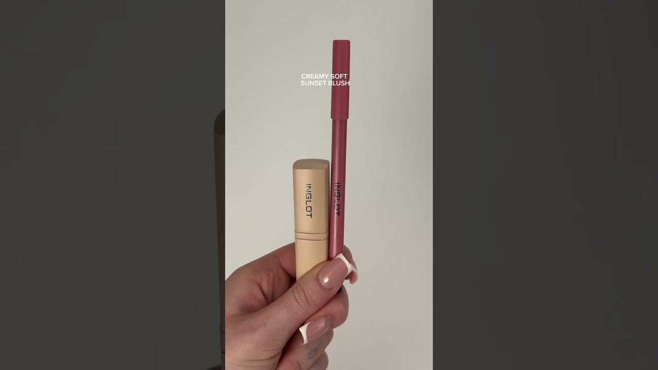Свотчі всіх відтінків нових помад і олівців Inglot | Creamy Soft Lipstick & Lipliner
