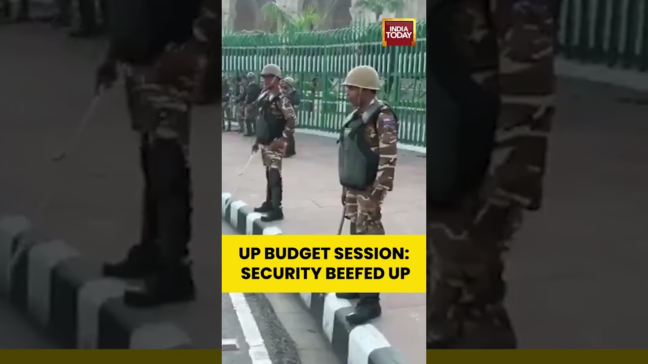 Security Tightened Ahead of Uttar Pradesh State Budget Session | #shorts