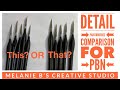 AFFORDABLE DETAIL BRUSHES Compared - Testing Out Two Sets of Detail Brushes for Paint by Numbers PBN
