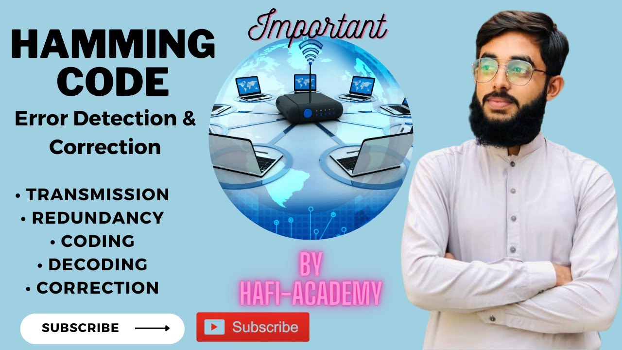 Hamming Code | Error Detection & Correction with Easiest Example in Hindi & Urdu
