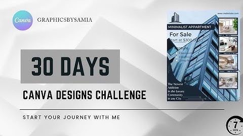 Day 7 of 30 days Canva designs challenge with me as beginner @GraphicsBysamia-p6p