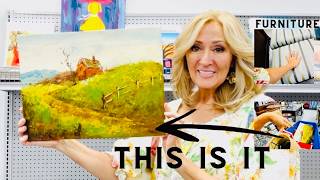 It was a SURPRISE! Thrift Goodwill With Me | Buying LUXURY FURNITURE for reselling