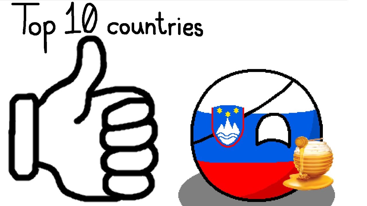 Top 10 countries that like Slovenia 👍🇸🇮