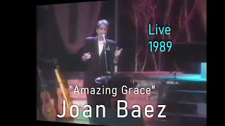 Joan Baez 1989 LIVE &quot;Amazing Grace&quot; Acapella - with audience singing (part 14)