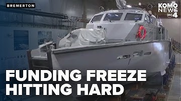 Bremerton boat builder faces financial strain amid federal funding halt