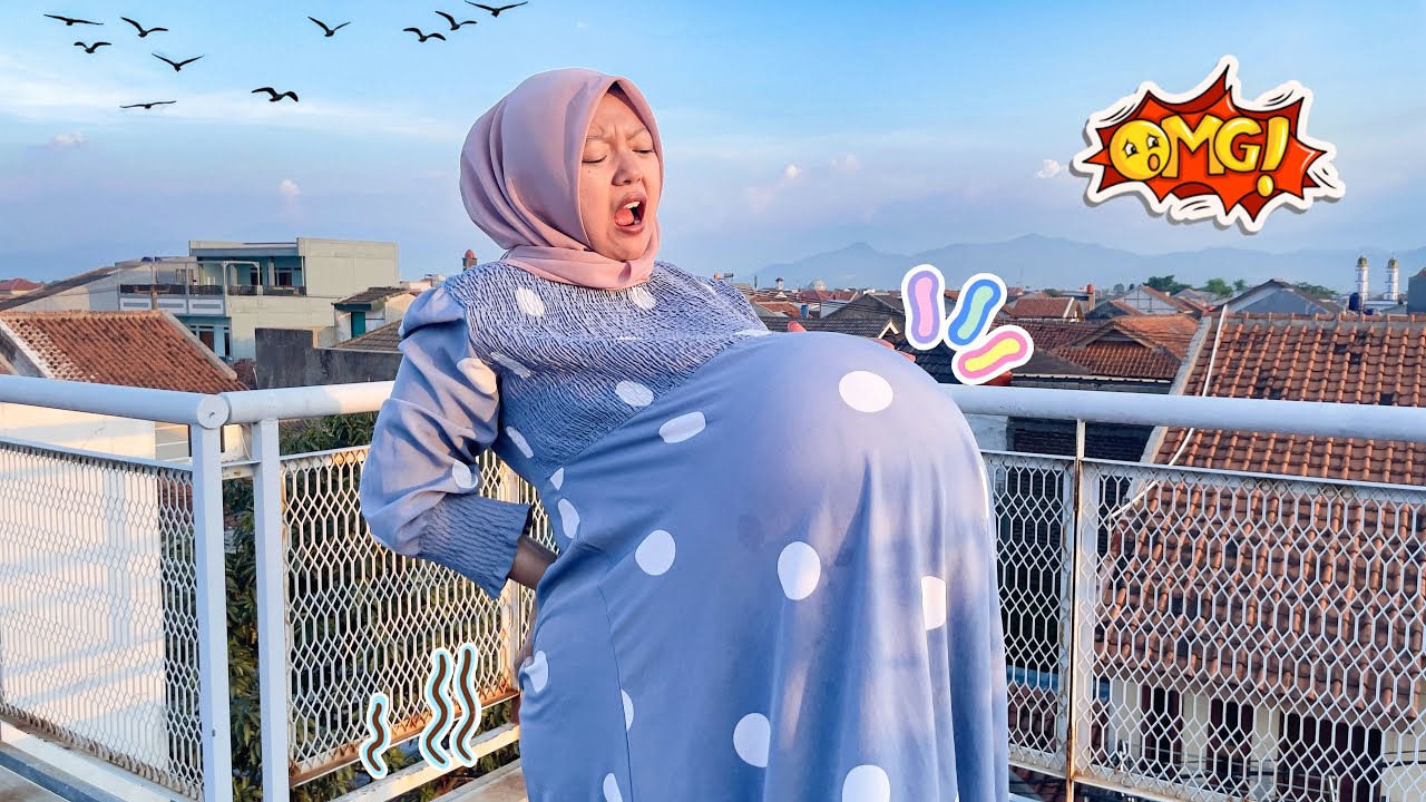 IBU  TIBA2 JATOH DAN KONTRAKSI ‼️ GARA2 OLAHRAGA IBU HAMIL TIBA2 MELAHIRKAN 🤰🏻