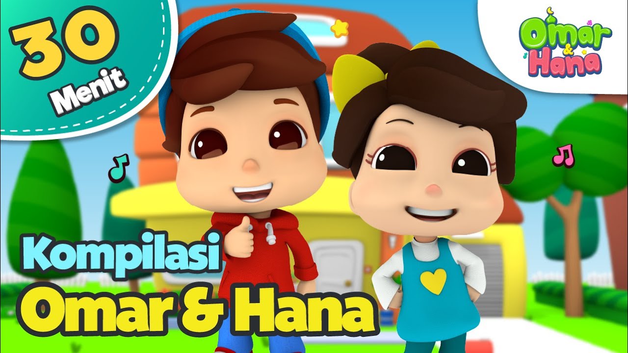 Kumpulan Lagu Anak Islami Omar & Hana | 🎶🎵 Alhamdulillah, InsyaAllah, Bismillah 🥰😍🤩