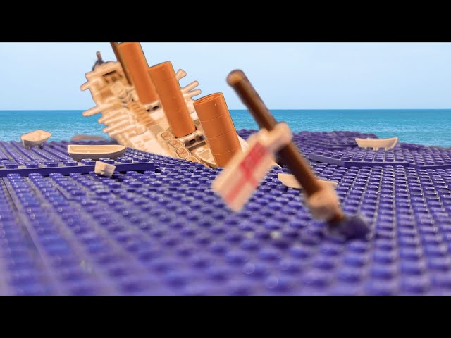 Sinking of the Britannic | Stop Motion (Featuring @HistoricTravels) class=