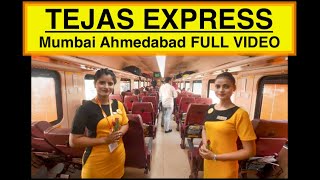 Mumbai AHMEDABAD TEJAS EXPRESS FIRST DAY Full JOURNEY -