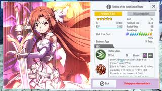 Saoif Sword Art Online Last Recollection Glorious Order Skill Animetion