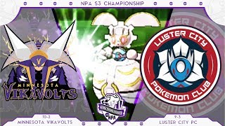 SOUL-HEART! | Minnesota Vikavolts VS Luster City PC | CHAMPIONSHIP NPA S3  | Pokemon Sun Moon