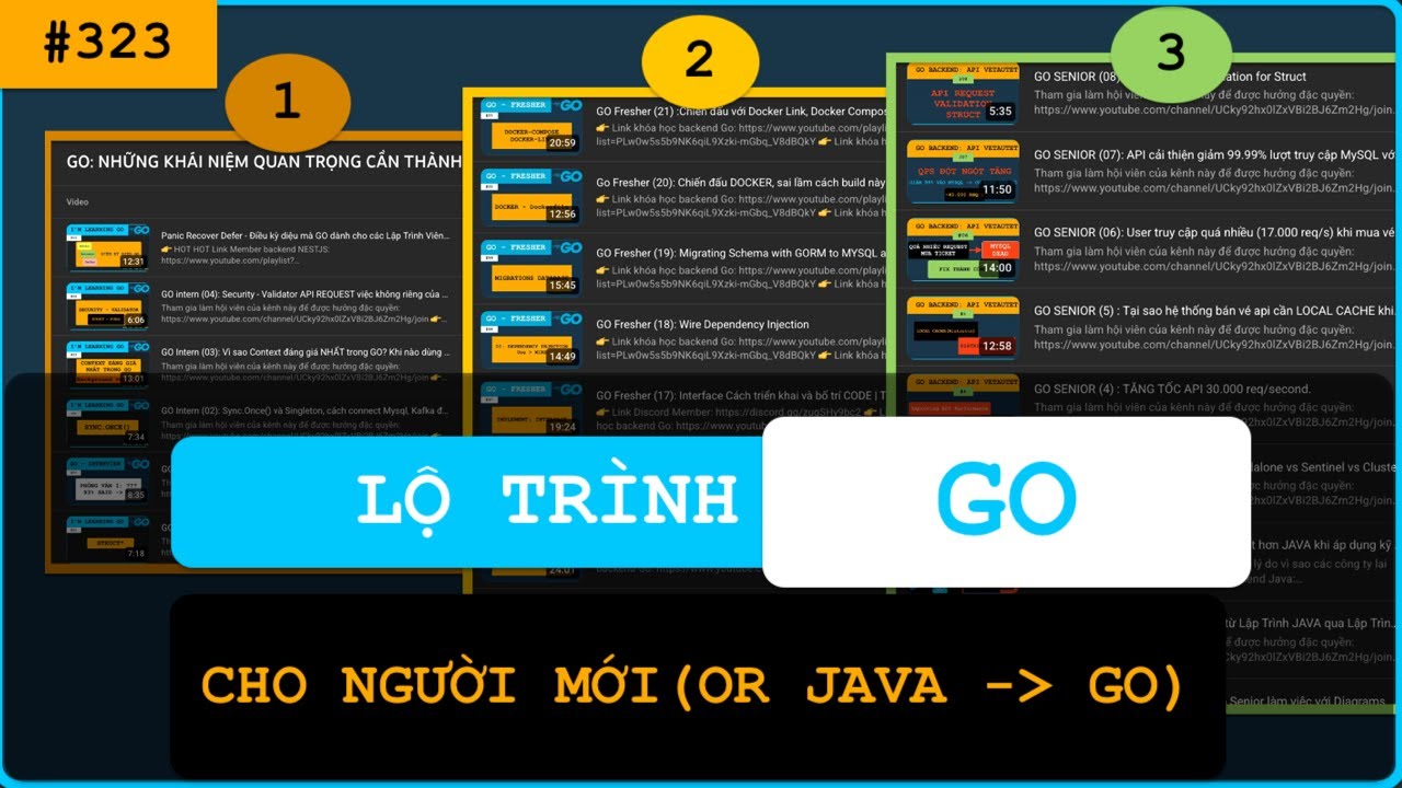 LẬP TRÌNH GO CHO NGƯỜI MỚI (or JAVA to GO) | Intern - Fresher - Junior ...