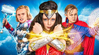 SuperHero Hulk, Thor, Spiderman & Iron Man Team up Against Thanos | Fun Squad