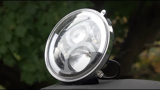 How to install Kawasaki Vulcan LED Headlight 7