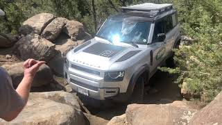 Wheeling brand new Defender @ Chinaman Gulch, CO