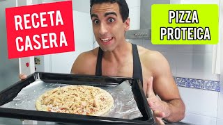 Pizza proteica casera fácil y rápida