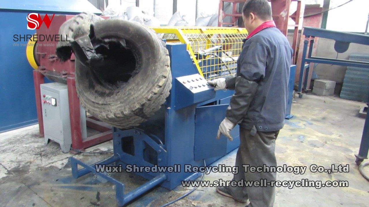 Truck Tire Debeader Scrap Tire Debeading Machine SHREDWELL, CHINA