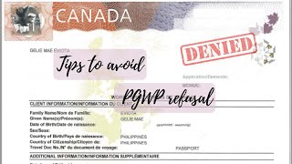 Tips to avoid PGWP Refusal | Canada