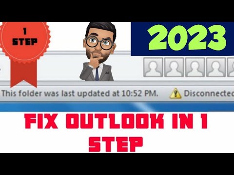 Fix Outlook disconnected issue with one step | Office 365 | 2020-21