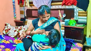 दध पन सरफ कटन मत Desi Bhabhi Baby Feeding Blog Mom Baby Masti Vlog
