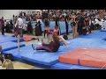 Watch this quickthinking coach save gymnast from lifethreatening fall